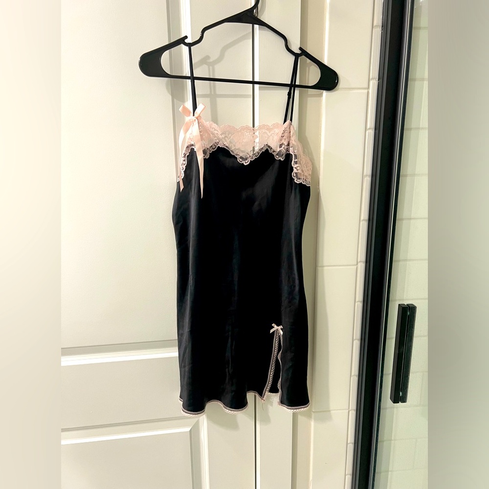 Victoria’s Secret Lingerie Black Slip with Lace